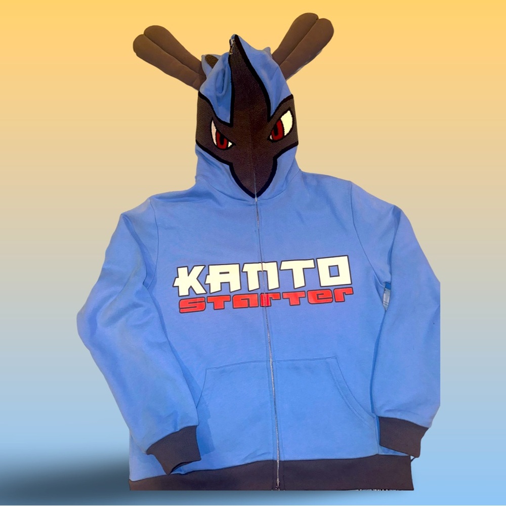 Kanto Starter Aura Sphere Hoodie